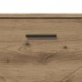 Juego de muebles de baño 3 pcs Roble artisan 76.5 x 35 x 64 cm