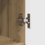 Juego de muebles de baño 3 pcs Roble artisan 76.5 x 35 x 64 cm