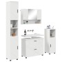 Juego de muebles de baño 4 pcs Blanco 30 x 35 x 192 cm