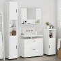 Juego de muebles de baño 4 pcs Blanco 30 x 35 x 192 cm