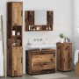Juego de muebles de baño 4 pcs Madera vieja 30 x 35 x 192 cm