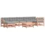 8-piece garden furniture set with Douglas fir wood cushions by vidaXL, Garden sets - Ref: Foro24-3185890, Price: 649,06 €, Di...