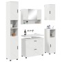 Juego de muebles de baño 5 pcs Blanco 30 x 35 x 192 cm