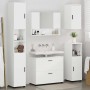 Juego de muebles de baño 5 pcs Blanco 30 x 35 x 192 cm