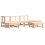 Juego de muebles de jardín 6 piezas y cojines madera maciza de vidaXL, Conjuntos de jardín - Ref: Foro24-3185892, Precio: 460...