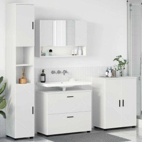 Juego de muebles de baño 4 pcs Blanco 30 x 35 x 192 cm