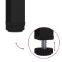 Juego de muebles de baño Cuadros 2 pcs Negro 39.5 x 36 x 88 cm