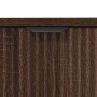 Juego de muebles de baño 2 pcs Marrón roble 39.5 x 36 x 88 cm