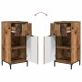 Juego de muebles de baño 2 pcs Madera vieja 39.5 x 36 x 88 cm