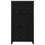 Schwarzer Stahlspind 90x45x180 cm von vidaXL, Schließfächer und Lagerschränke - Ref: Foro24-339806, Preis: 329,27 €, Rabatt: %