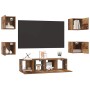 Conjunto de mueble de TV 6 pcs Madera envejecida en Muebles TV | Comprar online en Foro24