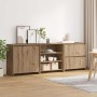 Tableros Lateral 3 pcs Roble artisan 70 x 41 x 75 cm