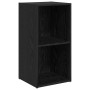 Juego de muebles de TV 6 pcs Roble Negro 37 x 35 x 72 cm