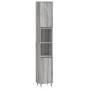 Set de muebles de baño 3 pzas madera contrachapada gris sonoma de vidaXL, Muebles de baño - Ref: Foro24-3190297, Precio: 182,...