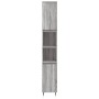 Set de muebles de baño 3 pzas madera contrachapada gris sonoma de vidaXL, Muebles de baño - Ref: Foro24-3190297, Precio: 182,...