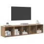 Juego de muebles de TV 2 pcs Roble artesanal en Muebles TV | Comprar online en Foro24