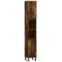 3-piece bathroom furniture set smoked oak plywood by vidaXL, Bathroom furniture - Ref: Foro24-3190312, Price: 197,08 €, Disco...