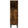 3-piece bathroom furniture set smoked oak plywood by vidaXL, Bathroom furniture - Ref: Foro24-3190312, Price: 197,08 €, Disco...