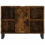 3-piece bathroom furniture set smoked oak plywood by vidaXL, Bathroom furniture - Ref: Foro24-3190312, Price: 197,08 €, Disco...