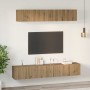 Conjunto de mueble de TV 5 pcs Roble artisan 100 x 30 x 30 cm