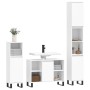 3-teiliges Badezimmermöbelset aus weißem Sperrholz von vidaXL, Badezimmermöbel - Ref: Foro24-3190307, Preis: 205,26 €, Rabatt: %
