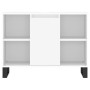 Juego de muebles de baño 3 pzas madera contrachapada blanco