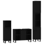 Juego de muebles de baño 3 pzas madera contrachapada negro de vidaXL, Muebles de baño - Ref: Foro24-3190308, Precio: 215,95 €...