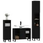 Juego de muebles de baño 3 pzas madera contrachapada negro de vidaXL, Muebles de baño - Ref: Foro24-3190308, Precio: 215,95 €...