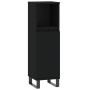 Juego de muebles de baño 3 pzas madera contrachapada negro de vidaXL, Muebles de baño - Ref: Foro24-3190308, Precio: 234,12 €