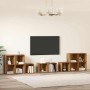 Juego de muebles de TV 8 pcs Madera Vieja Madera contrachapada en Muebles TV | Comprar online en Foro24