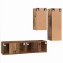 Conjunto de mueble de TV 4 pcs Madera envejecida en Muebles TV | Comprar online en Foro24