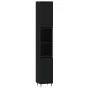 Black plywood 3-piece bathroom furniture set by vidaXL, Bathroom furniture - Ref: Foro24-3190292, Price: 188,92 €, Discount: %