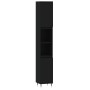 Juego de muebles de baño 3 pzas madera contrachapada negro de vidaXL, Muebles de baño - Ref: Foro24-3190292, Precio: 191,64 €