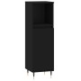 Juego de muebles de baño 3 pzas madera contrachapada negro de vidaXL, Muebles de baño - Ref: Foro24-3190292, Precio: 191,64 €