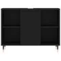 Black plywood 3-piece bathroom furniture set by vidaXL, Bathroom furniture - Ref: Foro24-3190292, Price: 188,92 €, Discount: %