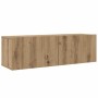Juego de muebles de TV Roble artisan Madera contrachapada