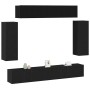 Conjunto de Muebles para TV de 6 Piezas - Acabado de Madera