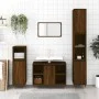 3-piece bathroom furniture set made of brown oak plywood by vidaXL, Bathroom furniture - Ref: Foro24-3190298, Price: 186,26 €...