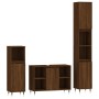 3-teiliges Badmöbel-Set Sperrholz Eiche braun von vidaXL, Badezimmermöbel - Ref: Foro24-3190298, Preis: 188,49 €, Rabatt: %