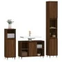 3-piece bathroom furniture set made of brown oak plywood by vidaXL, Bathroom furniture - Ref: Foro24-3190298, Price: 186,26 €...
