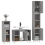 Set de muebles de baño 3 pzas madera contrachapada gris sonoma de vidaXL, Muebles de baño - Ref: Foro24-3190305, Precio: 182,...