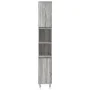 Set de muebles de baño 3 pzas madera contrachapada gris sonoma de vidaXL, Muebles de baño - Ref: Foro24-3190305, Precio: 182,...