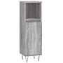 Set de muebles de baño 3 pzas madera contrachapada gris sonoma de vidaXL, Muebles de baño - Ref: Foro24-3190305, Precio: 182,...