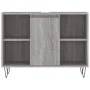 Set de muebles de baño 3 pzas madera contrachapada gris sonoma de vidaXL, Muebles de baño - Ref: Foro24-3190305, Precio: 182,...
