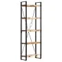 5-stufiges Regal aus massivem Recyclingholz 60x30x180 cm von vidaXL, Bücherregale und Regale - Ref: Foro24-286585, Preis: 230...