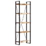 5-stufiges Regal aus massivem Recyclingholz 60x30x180 cm von vidaXL, Bücherregale und Regale - Ref: Foro24-286585, Preis: 236...