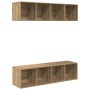 Juego de muebles de TV Roble artisan Madera contrachapada