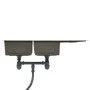 Fregadero de cocina hecho a mano acero inoxidable negro de vidaXL, Fregaderos - Ref: Foro24-145087, Precio: 270,02 €, Descuen...