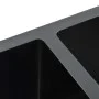 Fregadero de cocina hecho a mano acero inoxidable negro de vidaXL, Fregaderos - Ref: Foro24-145087, Precio: 270,02 €, Descuen...