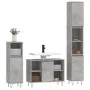 2-teiliges Badezimmermöbelset aus betongrauem Sperrholz von vidaXL, Badezimmermöbel - Ref: Foro24-3190303, Preis: 172,58 €, R...